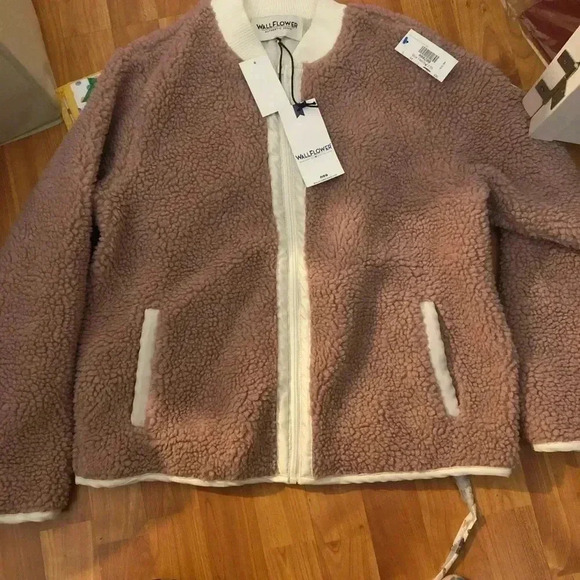 Wallflower Pink Fleece Jacket - Picture 3 of 5